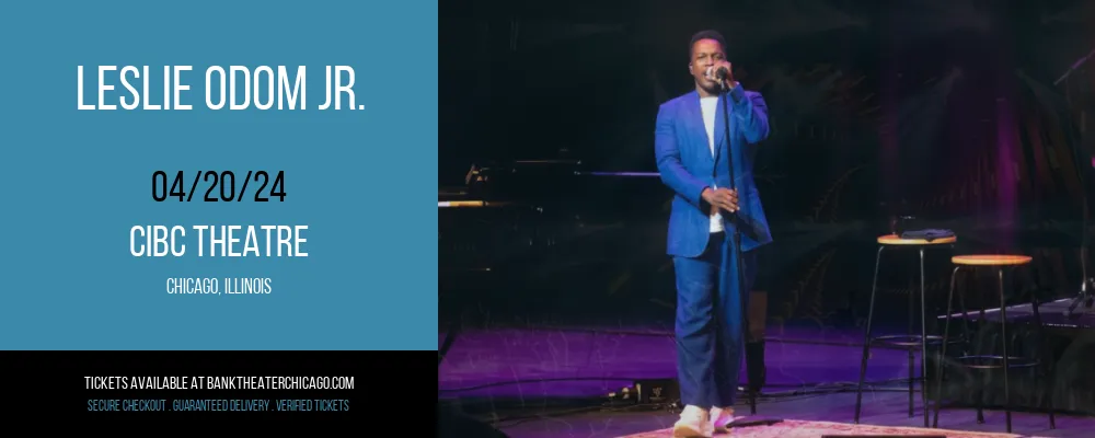 Leslie Odom Jr. at CIBC Theatre